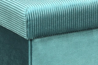Pouf-coffre - Bleu canard