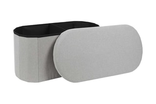 Banc-coffre pliable Pills - Gris