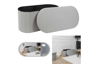 Banc-coffre pliable Pills - Gris