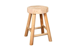 Tabouret en bois Harald - Naturel