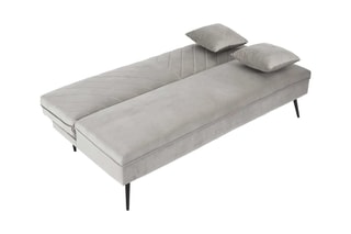 Canapé convertible - Gris clair