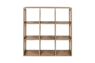 Rangement modulable 9 niches Bali - Marron