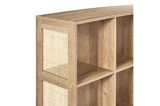 Rangement modulable 9 niches Bali - Marron