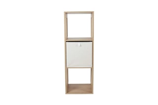 Rangement modulable 3 niches Bali - Marron