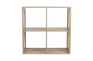 Rangement modulable 4 niches Bali - Marron
