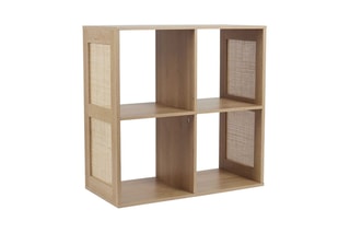 Rangement modulable 4 niches Bali - Marron