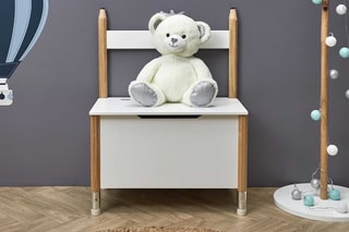 Coffre de rangement Crayon Blanc