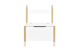 Coffre de rangement Crayon Blanc