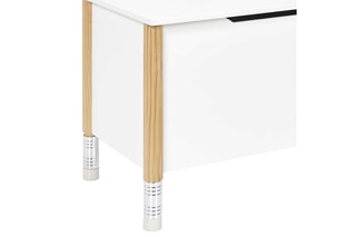 Coffre de rangement Crayon Blanc