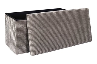 Banc-coffre pliable Scott - Gris
