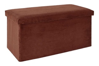 Banc-coffre pliable Scott - Terracotta