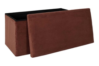 Banc-coffre pliable Scott - Terracotta