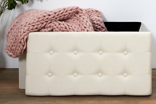 Coffre banc Eleonor - Beige