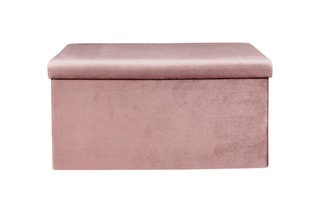 Banc-coffre pliable Giulia - Rose