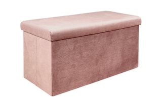 Banc-coffre pliable Giulia - Rose