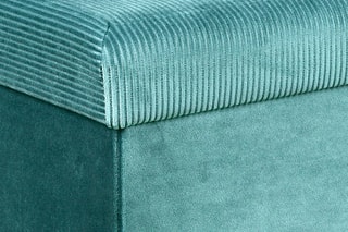 Banc-coffre pliable Giulia  - Bleu canard