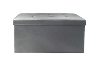 Banc-coffre pliable - Gris