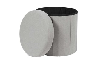Coffre pouf pliable Pills - Gris