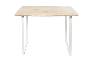 Table - Blanc et naturel