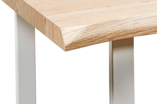 Table - Blanc et naturel
