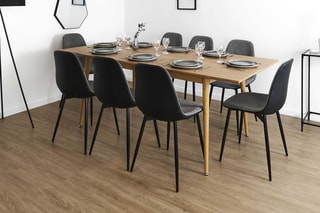 Table extensible Paxton - Imitation bois