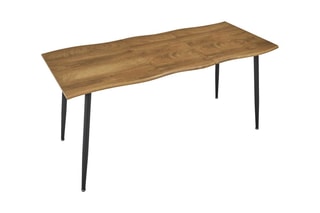 Table à manger extensible Abbott - Marron - 4 à 6 personnes - 120 à160 cm