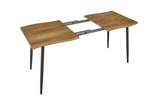 Table à manger extensible Abbott - Marron - 4 à 6 personnes - 120 à160 cm