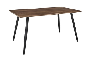 Table extensible Forest First - Imitation bois et noir