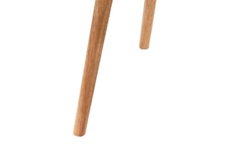 2 tables gigognes en verre et bois - 50 x 38 x 40 cm et 60 x 45 x 43 cm