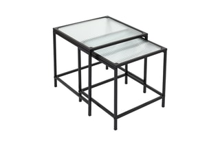 Tables basses gigognes Rosa - Noir