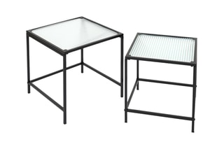 Tables basses gigognes Rosa - Noir