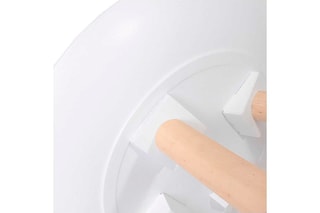 2 tables gigognes - Naturel et blanc