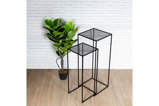 2 tables gigognes Riga - Noir