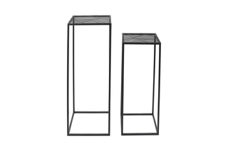 2 tables gigognes Riga - Noir