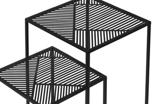2 tables gigognes Riga - Noir