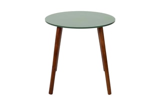 2 tables basses gigogne Black Forest - 
Vert, blanc et noir