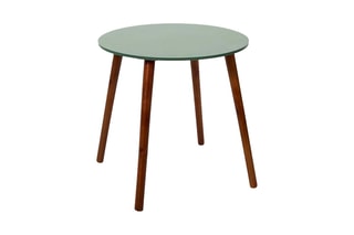2 tables basses gigogne Black Forest - 
Vert, blanc et noir