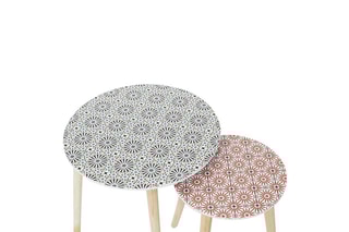 2 tables gigogne - 48 x 43 x 48 cm / 33 x 33 x 40 cm