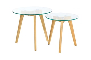 2 tables gigognes  -  Naturel