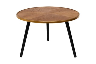 2 tables gigognes Felix M1 en pin - Naturel et noir