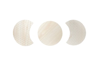 3 tables d'appoint modulables  - Blanc