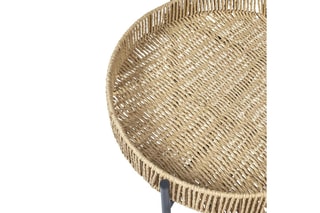 2 tables gigognes Pampa - Naturel et noir