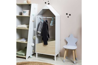Penderie Crayon - Blanc