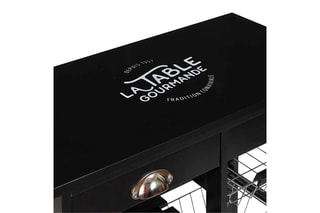 Desserte à roulettes 2 tirois et 3 paniers - Noir