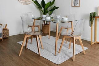 2 chaises Scandinave - Transparent