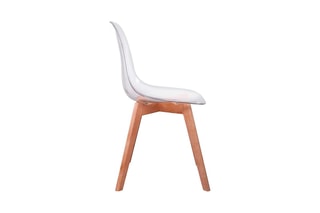 2 chaises Scandinave - Transparent