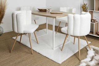 2 chaises Ariel - Blanc