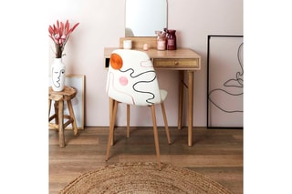 2 chaises Poésie Nude Palette - 
Marron et beige