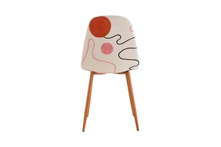2 chaises Poésie Nude Palette - 
Marron et beige