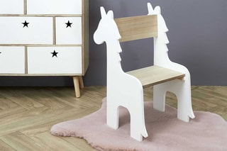 Chaise licorne - Blanc